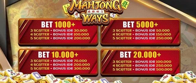 BONUS SCATTER MAHJONG WAYS